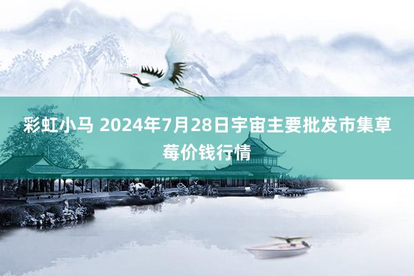 彩虹小马 2024年7月28日宇宙主要批发市集草莓价钱行情