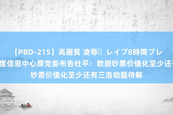 【PBD-215】高画質 凌辱・レイプ8時間プレミアムBEST 国度信息中心原党委布告杜平：数据钞票价值化至少还有三浩劫题待解