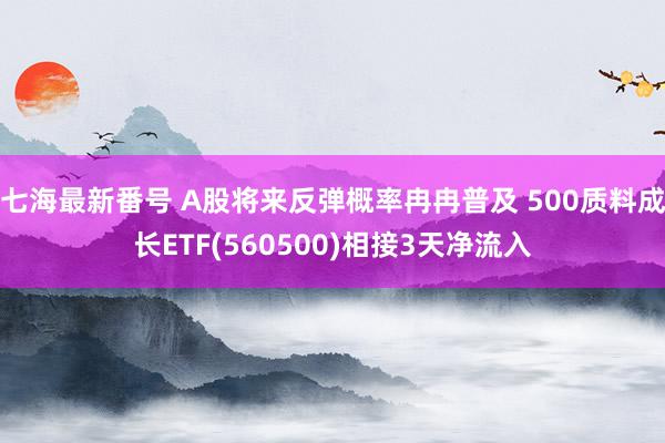 七海最新番号 A股将来反弹概率冉冉普及 500质料成长ETF(560500)相接3天净流入