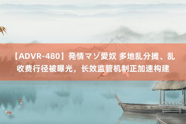 【ADVR-480】発情マゾ愛奴 多地乱分摊、乱收费行径被曝光，长效监管机制正加速构建